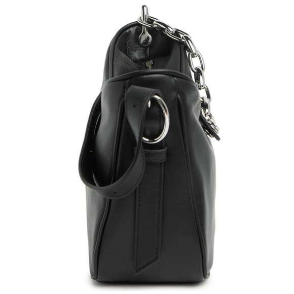 NWT $395 MARC JACOBS Tempo Baguette Shoulder Bag in Black! - Picture 4 of 9